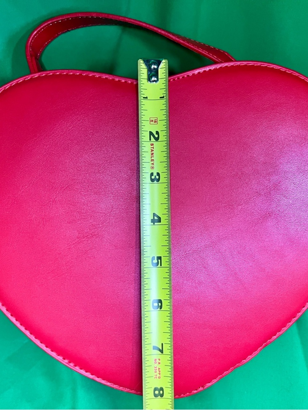 Strawberry Shaped Red & Green Handbag - Picture 4 of 6